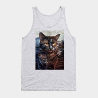 Armored knight cat: Sire Tank Top